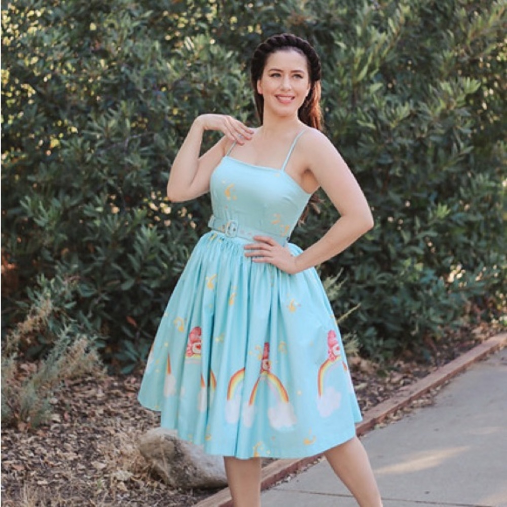 💛SOLD💛RARE NWT Sarsparilly Australia Care Bears Dress: Large - Picture 2 of 4